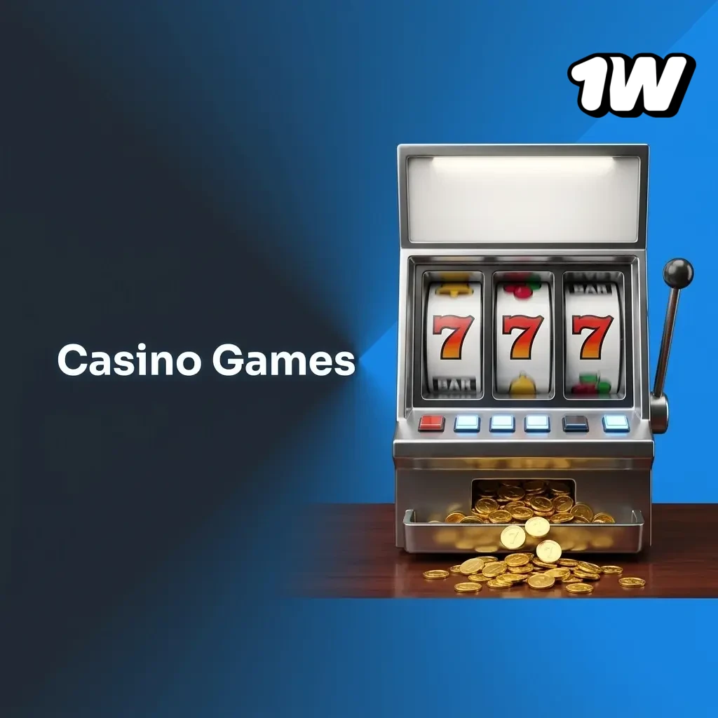 Wide selection of casino games at 1w including slots, live dealer roulette, blackjack, baccarat and more for Irish players