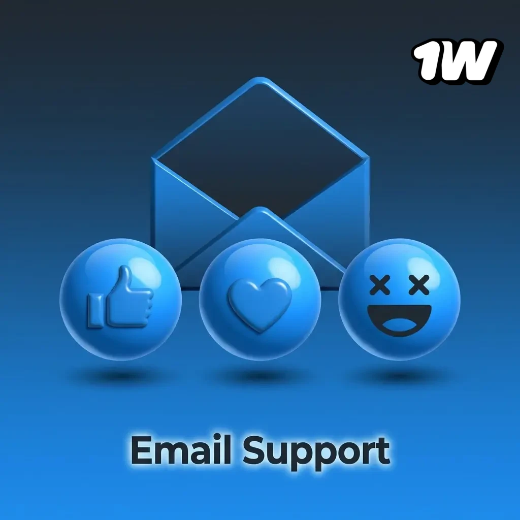 Customer support email envelope icon representing email support channel for queries, KYC, complaints, and account issues