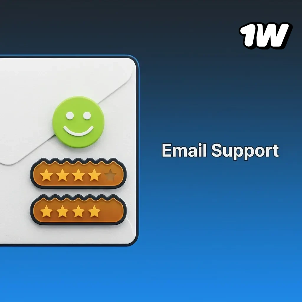 1w customer support email channel for KYC, complaints, and account queries with 24-hour response time
