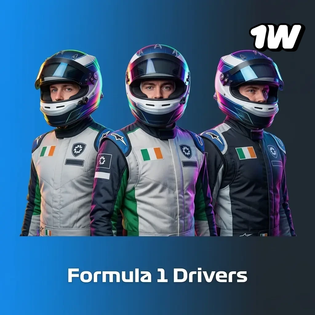 2025 Formula 1 driver line-ups for all 10 teams with championship winner odds including Verstappen, Norris and Hamilton