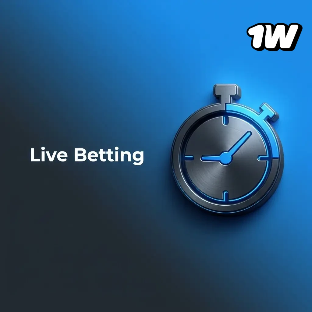 Live betting at 1w with real-time odds on football, GAA, tennis & more, plus cash-out and live stats tracker