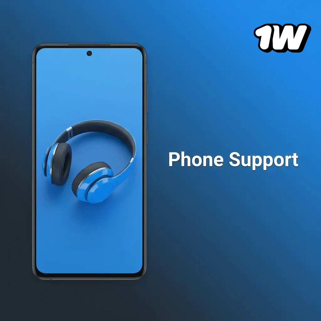 1W phone support helpline for urgent account access, payments, and queries with live agents during standard hours in Ireland