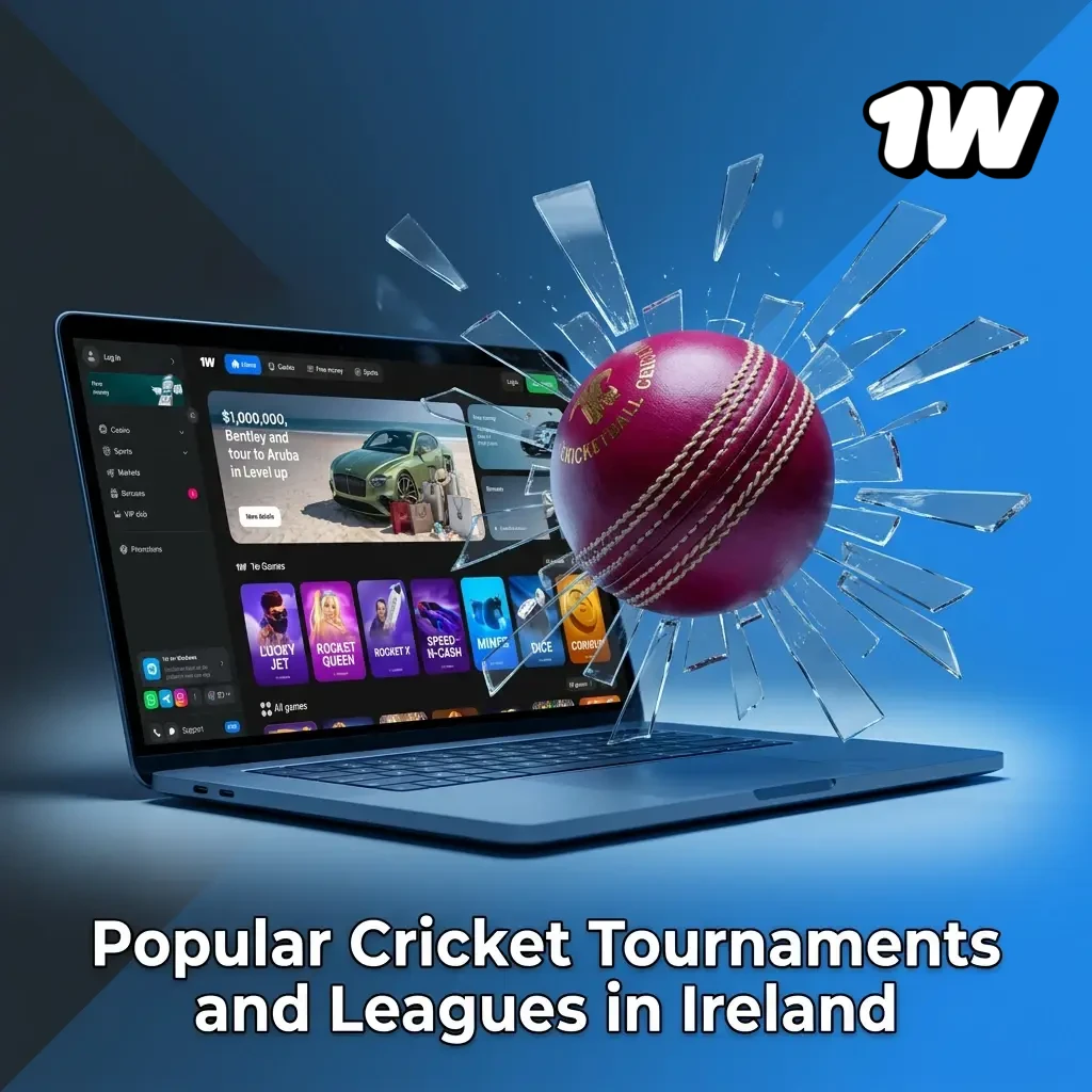 Cricket tournaments and leagues in Ireland including ICC World Cup, T20, The Ashes, IPL, and Ireland fixtures