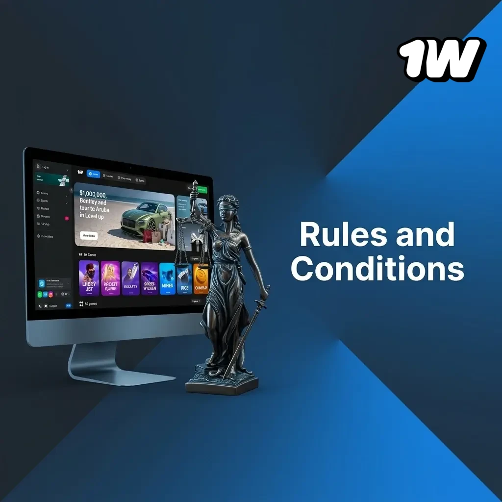 1w betting platform rules: age 18+, one account per person, bonus wagering, ID verification, responsible gambling guidelines