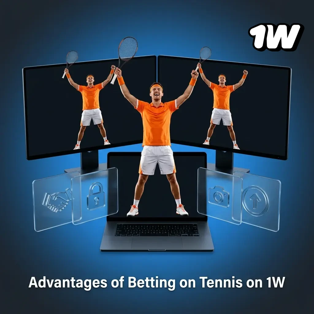 Tennis betting advantages on 1W including live markets, cash out, competitive odds and wide ATP WTA ITF coverage in Ireland