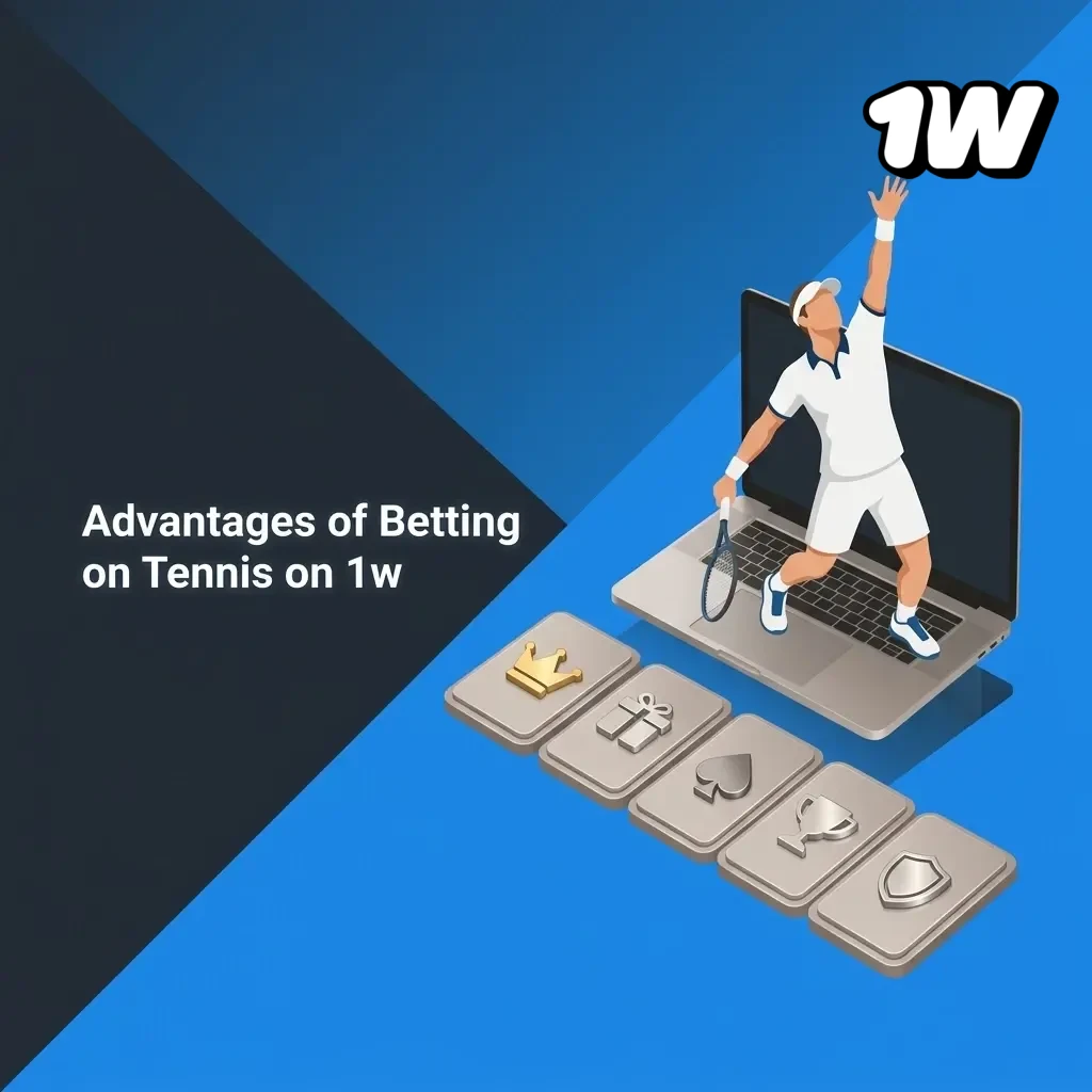 Tennis betting advantages on 1w including live odds, in-play markets, cash out, and mobile access for Irish bettors