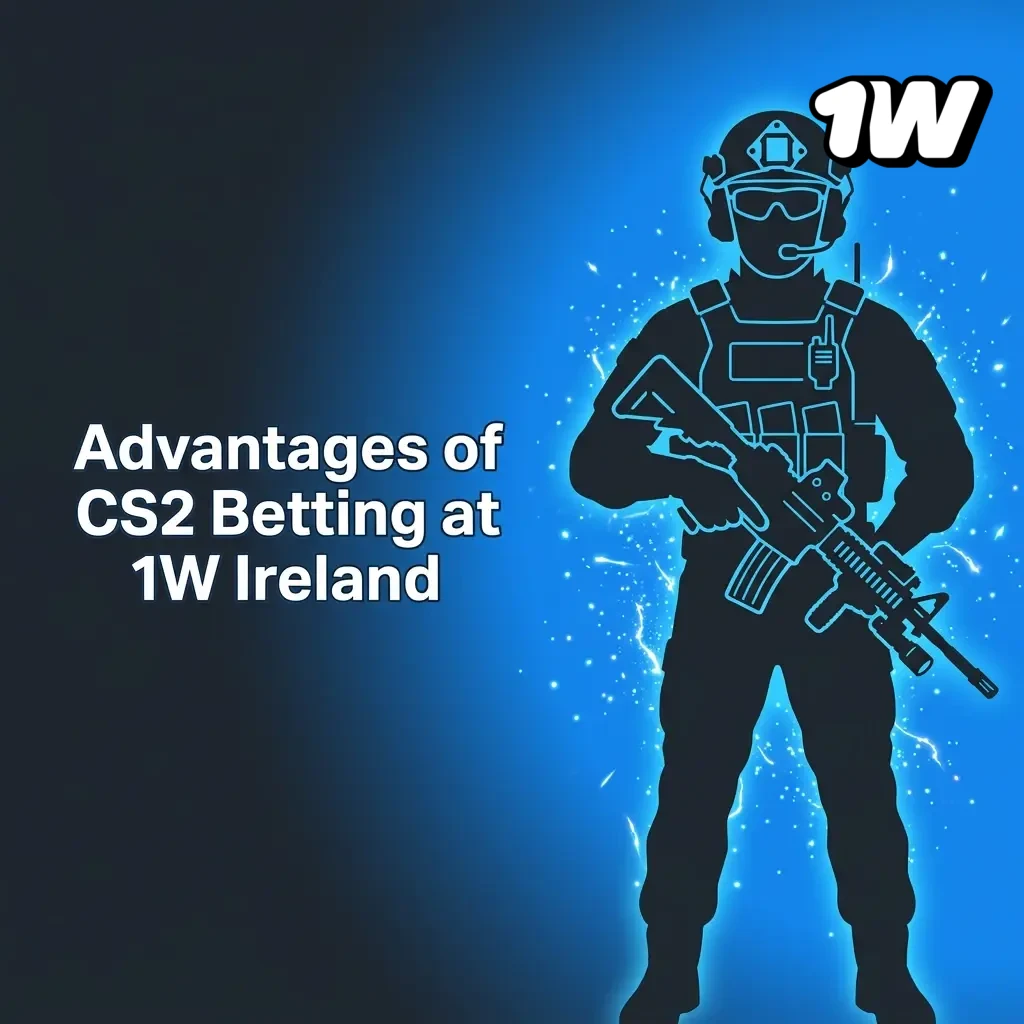 1W Ireland CS2 betting platform advantages including welcome bonuses, local payments, and competitive odds