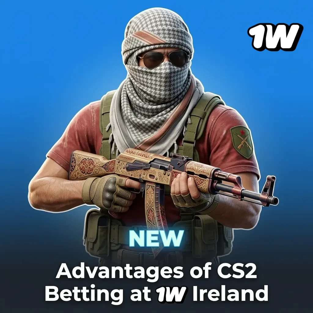 1w Ireland CS2 betting advantages including welcome bonus, local payments, mobile app and competitive odds
