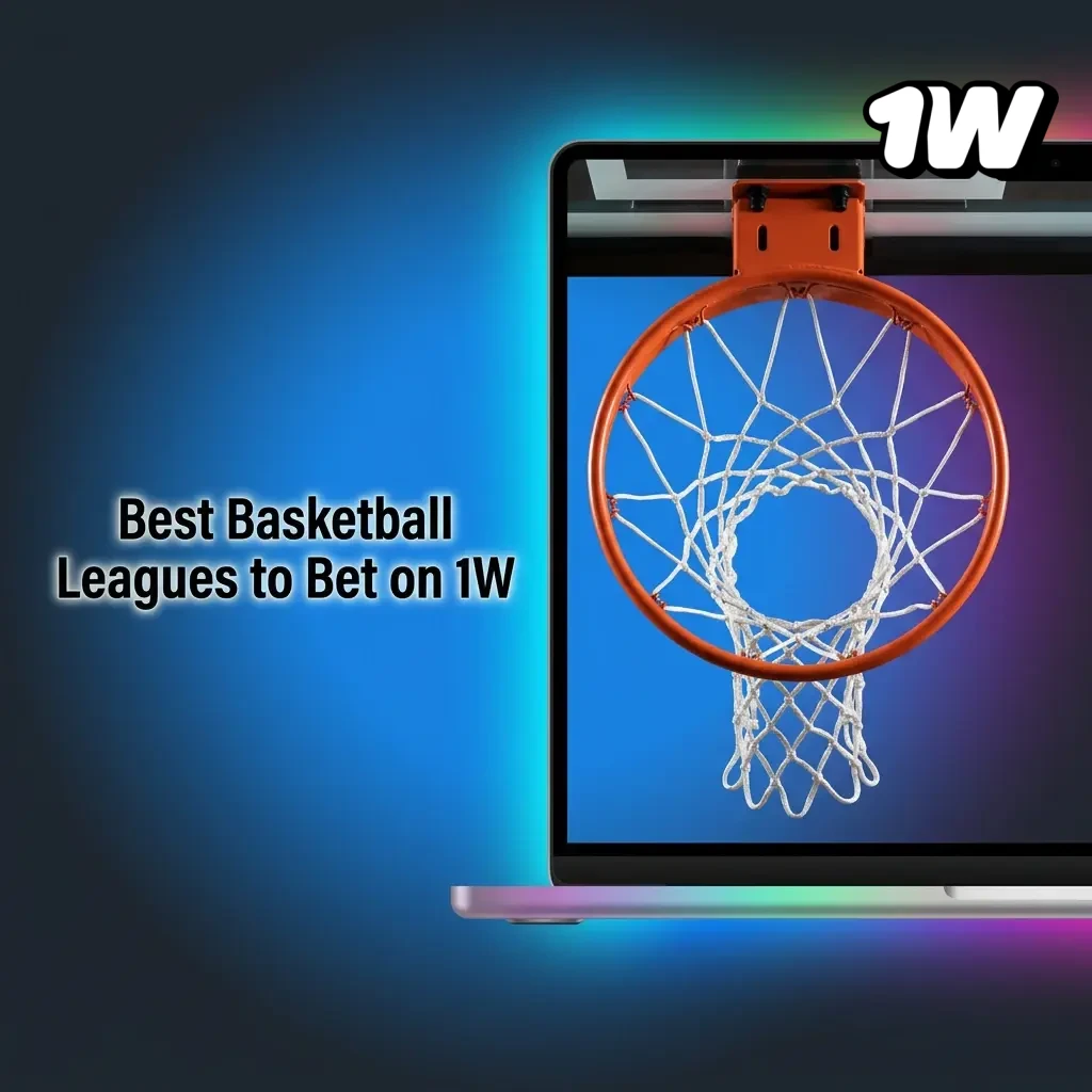 Basketball betting leagues at 1W including NBA, EuroLeague, NCAA, FIBA, ACB, Bundesliga and NBL