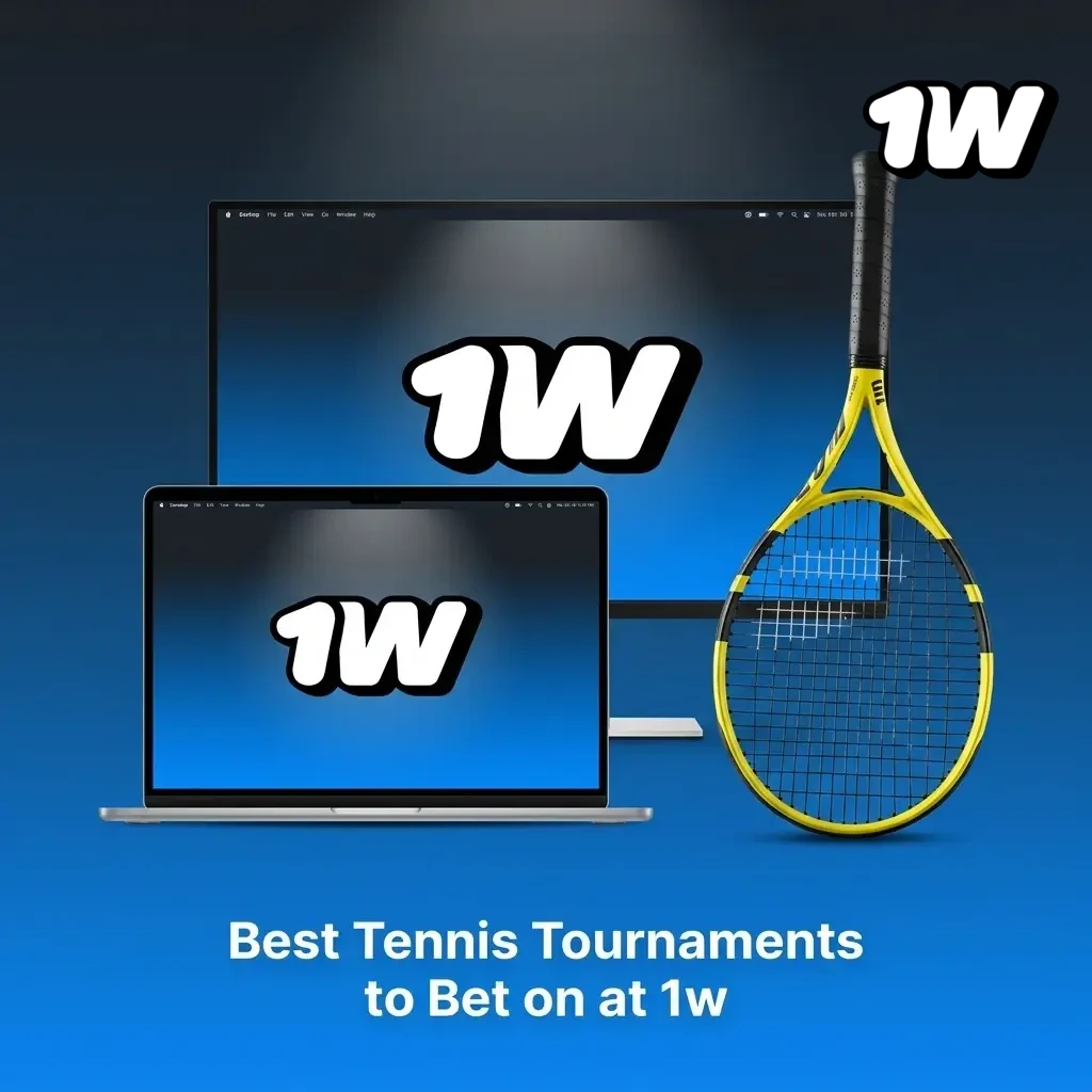 Tennis betting at 1w covering Grand Slams, ATP Masters, WTA 1000 events and weekly ATP WTA 500 250 tournaments