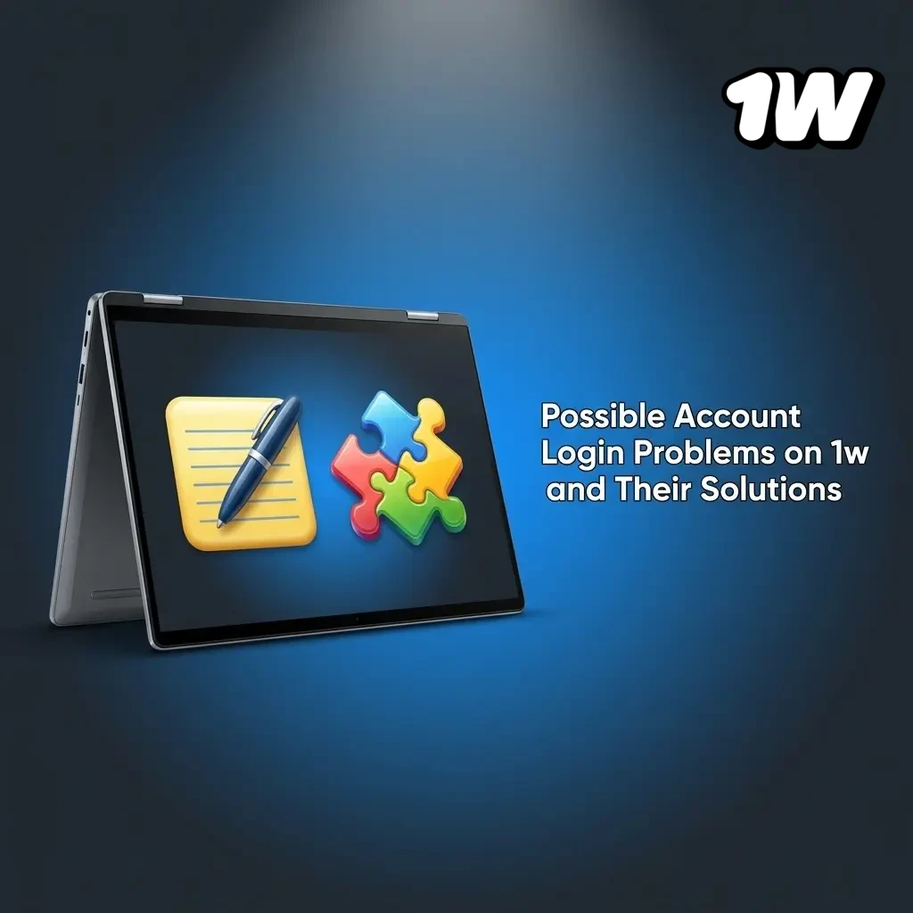 1w account login problems and solutions table covering passwords, verification, 2FA, lockouts, and technical issues