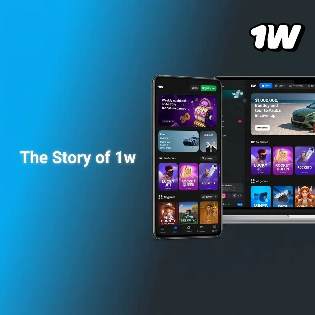 1w betting platform founded in 2018, licensed in Curacao, offering sports betting and casino games for Irish players