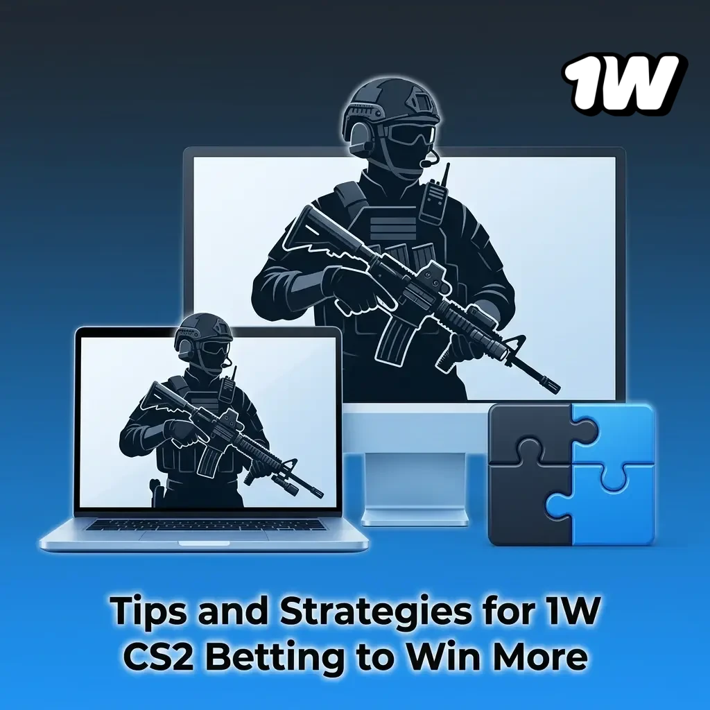 CS2 betting tips and strategies on 1W including bankroll management, map pool research, and roster tracking
