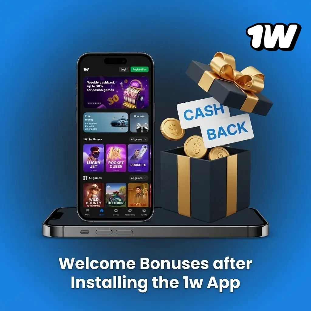 1w app welcome bonuses Ireland – up to 500% casino and sports deposit bonus plus free spins for new players