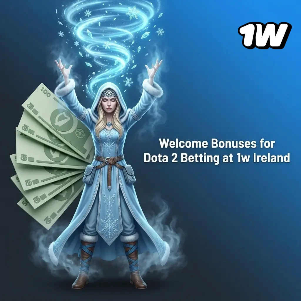 1w Ireland welcome bonus up to 500% for Dota 2 betting, boosting your esports bankroll from your first deposit