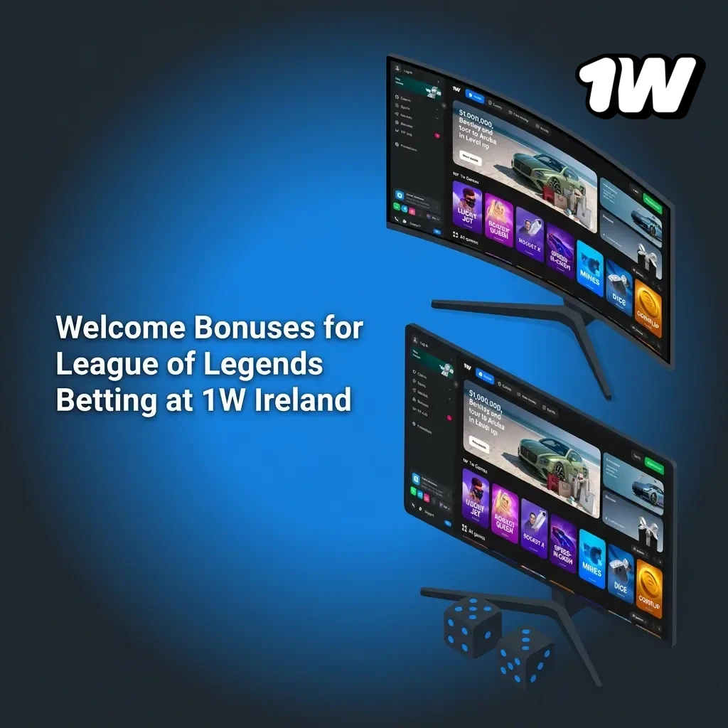 1W Ireland welcome bonus up to 500% for League of Legends betting – claim steps for new players