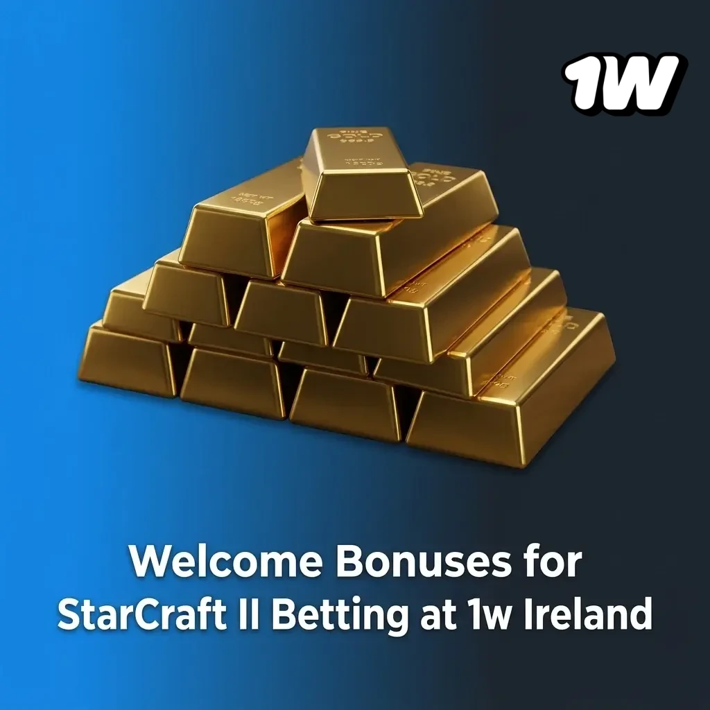 1w Ireland welcome bonus up to 500% on first deposit for StarCraft II esports betting markets